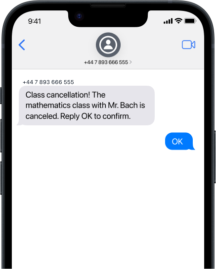 sms services for schools and education